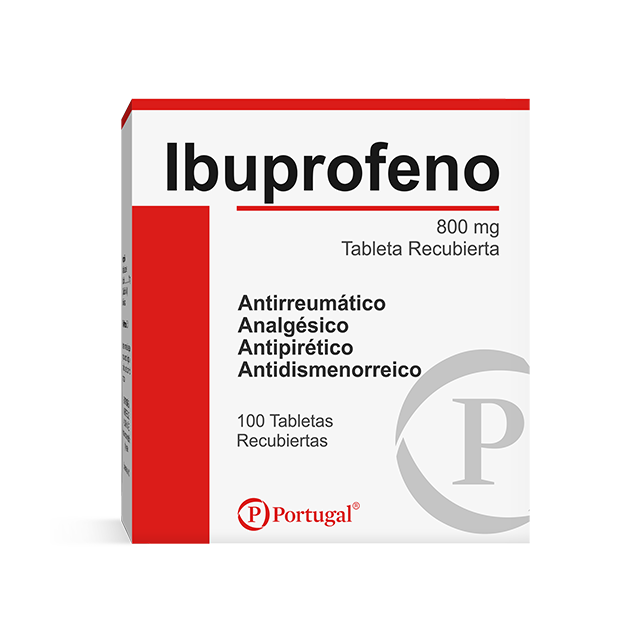 Ibuprofeno 800 Mg. Tabletas Recubiertas Blister BOTICAPORTUGAL