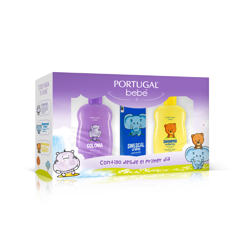 Pack Cuidado Bebé #7: Colonia, Shampoo y Sinescal – BOTICAPORTUGAL