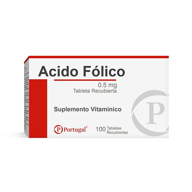 Acido Fólico 0.50 Mg Tabletas. - Blister – BOTICAPORTUGAL