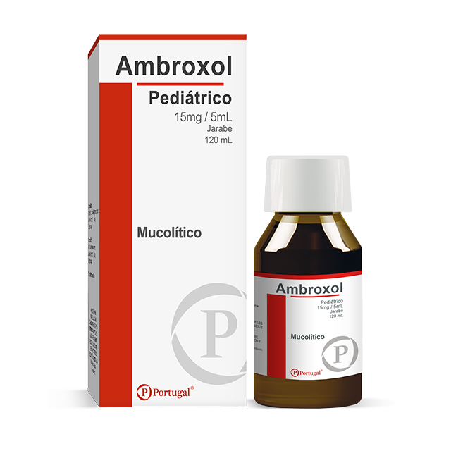 Ambroxol Pediátrico 15mg/5ml Jarabe 120 ml.