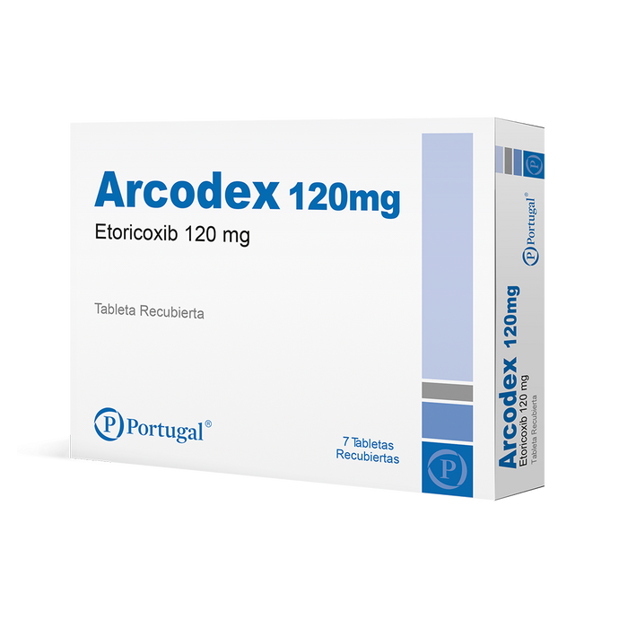 Arcodex 120 mg Tabletas Recubiertas