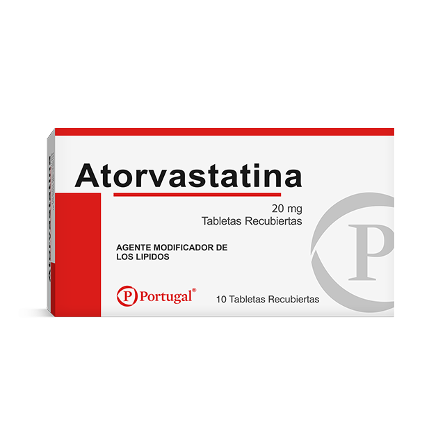 Atorvastatina 20 Mg Tabletas Recubiertas -Blister