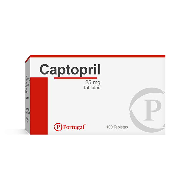 Captopril 25 mg Tabletas - Blister