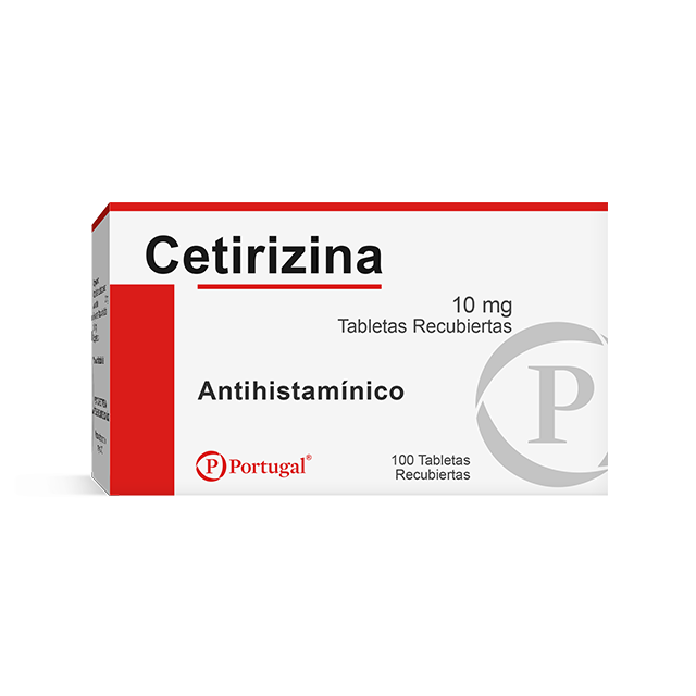 Cetirizina 10 Mg Tabletas Recubiertas - Blister
