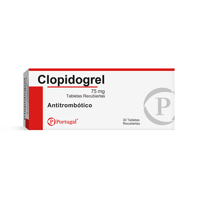 Clopidogrel 75 Mg Tabletas Recubiertas - Blister