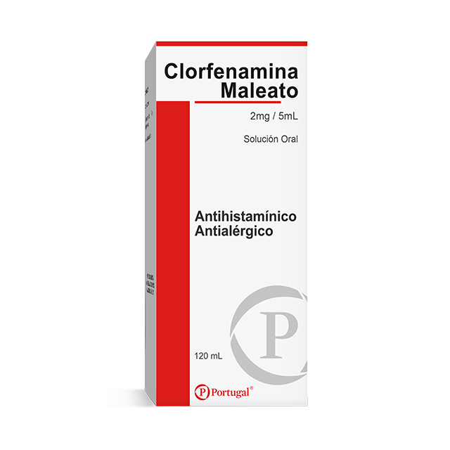 Clorfenamina 2Mg/5Ml x 120 Ml c/c