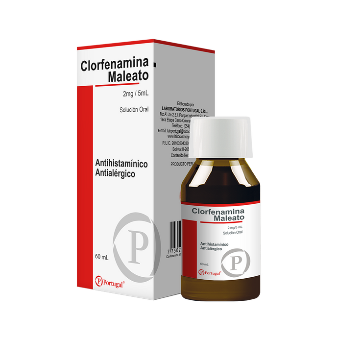 Clorfenamina Sol 2Mg/5Ml 60 ml