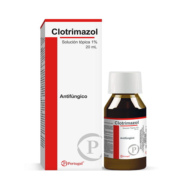 Clotrimazol Solución al 1% x 20 ml c/c