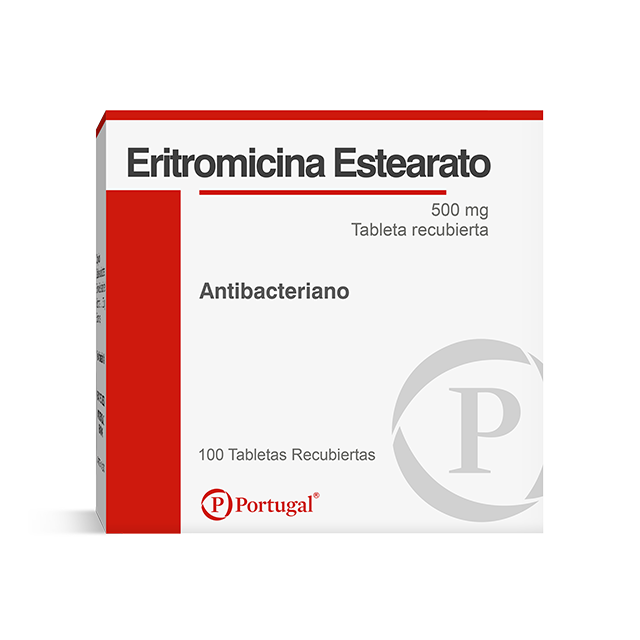 Eritromicina 500 Mg Tabletas Recubiertas - Blister
