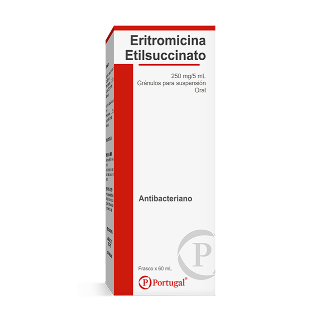Eritromicina 250 Mg/5Ml X 60 Ml C/C