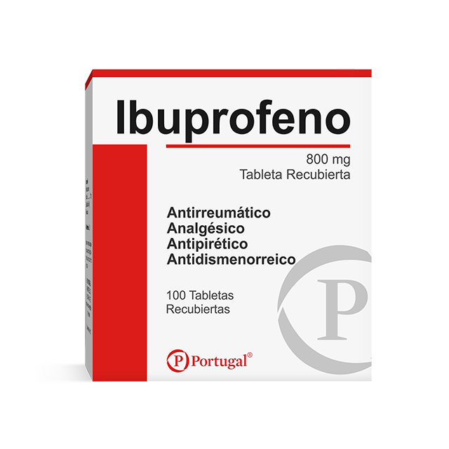 Ibuprofeno 800 Mg. Tabletas Recubiertas - Blister