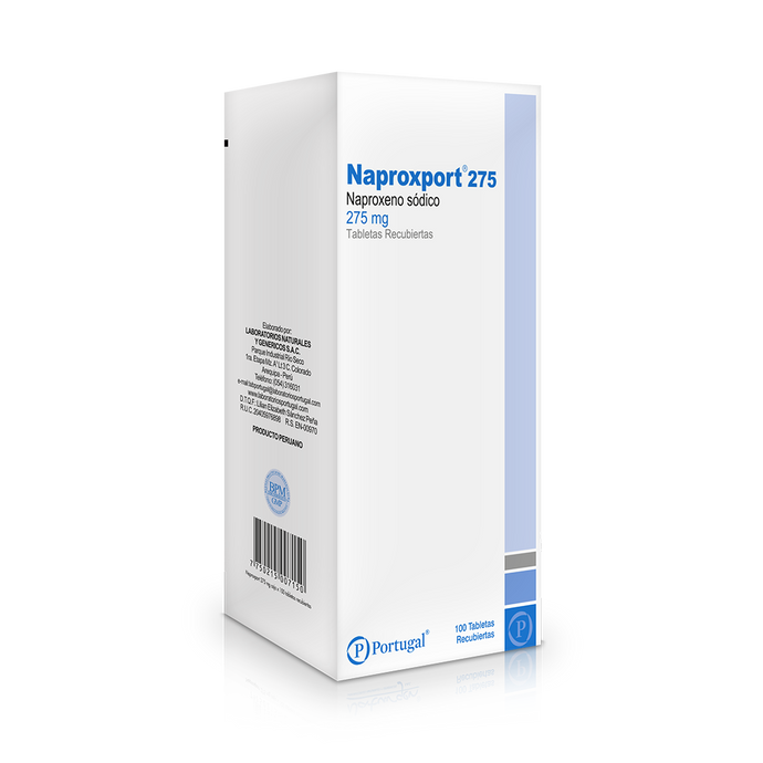 Naproxport 275Mg Tabletas Recubiertas - Blister