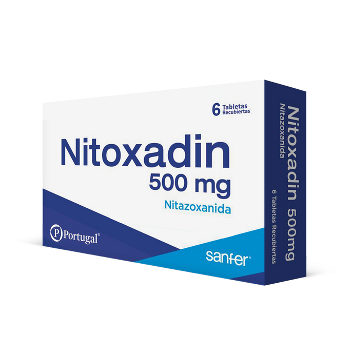Nitoxadin  500Mg Caja x 6 Tabletas Recubiertas