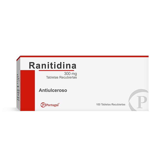 Ranitidina 300 Mg Tabletas Recubiertas - Blister