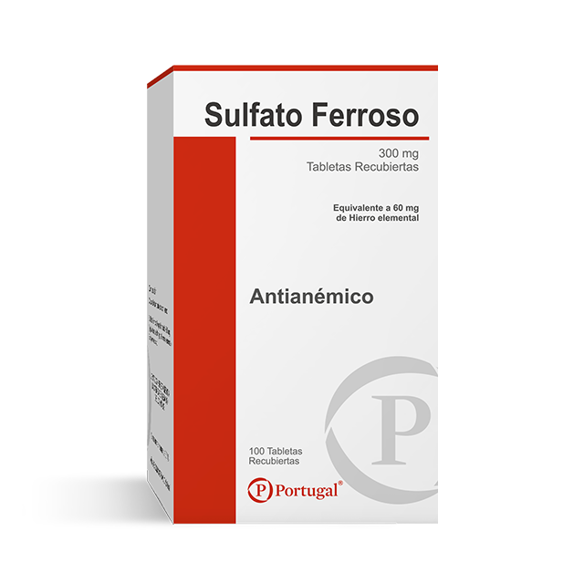 Sulfato Ferroso Tabletas Recubiertas - Blister