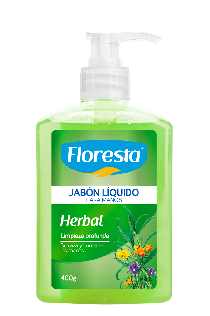 Jabón Líquido Floresta Herbal 400 g.