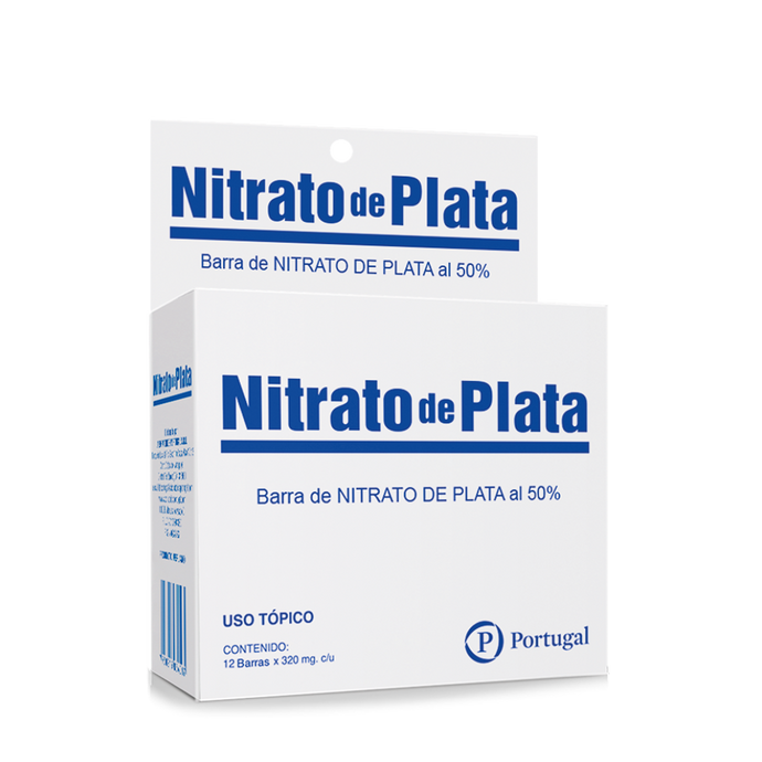Nitrato de Plata 320 mg. x 12 unid.
