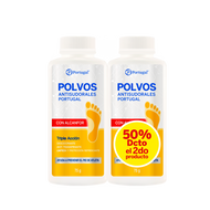 Pack Polvos Antisudorales con Alcanfor 75 g. + 75 g.