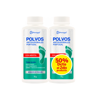 Pack Polvos Antisudorales Mentolados 75 g. + 75 g.