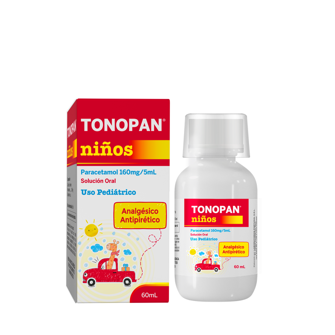 Tonopan Niños Solución Oral 160Mg/15Ml